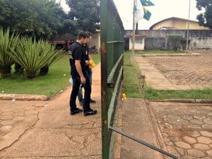 Caminhoneiros quase derrubam portão da Suframa exigindo 30% de funcionamento