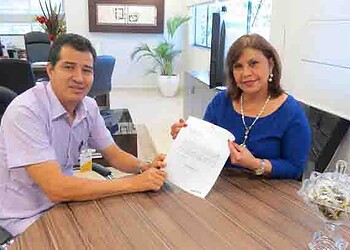 Diretora regional Hirlete Meireles recebeu Humberto Filho. (Foto: Cedida)