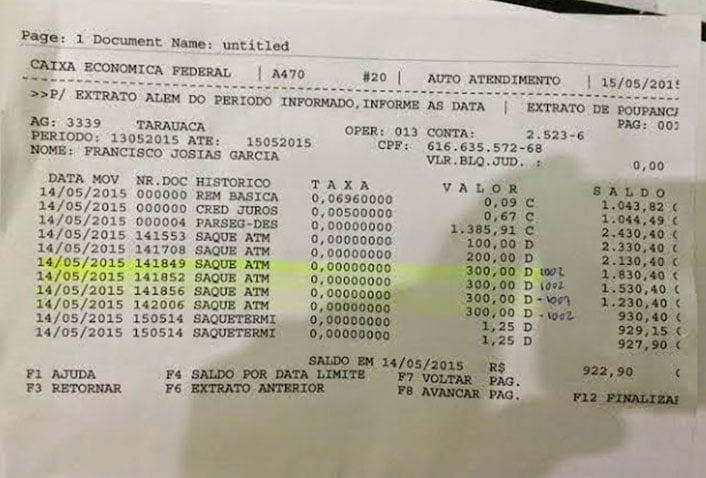 Casal é preso após sacar dinheiro com cartão roubado