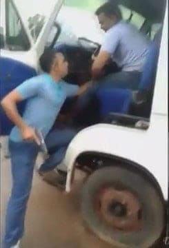 Após vídeo, caso foi levado para a Delegacia Central de Flagrantes (Defla)