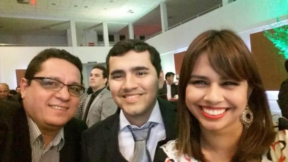 Andrade Filho, radialista da GAZETA FM, Tiago Martinello, editor-chefe de A GAZETA, e Brenna Amâncio, sub-editora do jornal A GAZETA