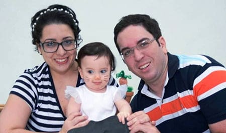 PARABÉNS – Vinícius e Pricila Isquierdo comemoram hoje o primeiro aninho da princesa Izabel. Desejo muita saúde e luz a essa família! 