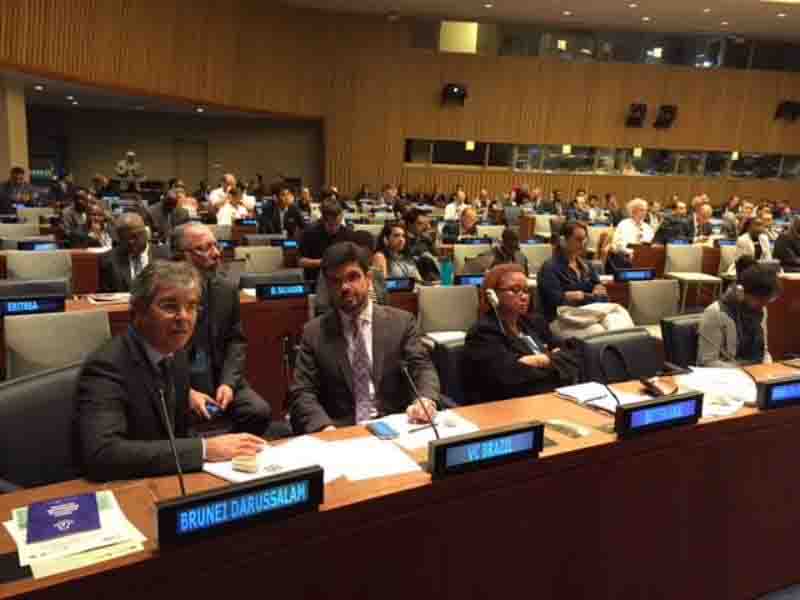 Jorge Viana participa de encontro sobre Florestas na ONU 2 Encontro da ONU é realizado em Nova York, EUA. (Foto: Divulgação)