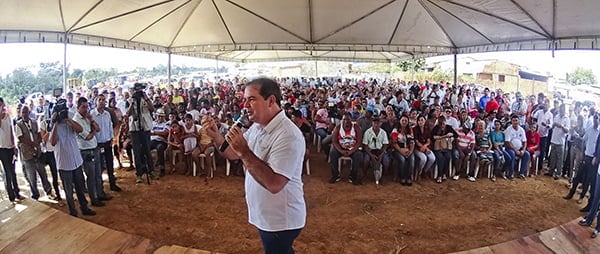 Governo anuncia R$ 260 milhões em retomada do programa Ruas do Povo na Capital 2 A retomada do programa prevê a urbanização de 68 bairros com a pavimentação de 400 ruas. (Foto: Gleilson Miranda)