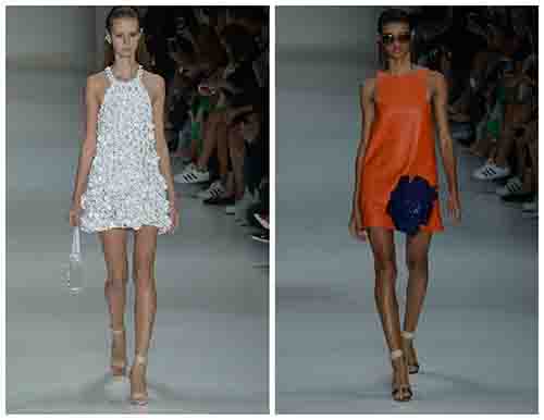 O QUE VEM POR AÍ NO VERÃO 2016? 2 Amamos essas aplicações em flores brancas na cor tendência do verão: o branco! O laranja também estará em alta