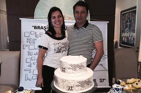 HOA 3 Mariane com o marido, o promotor de Justiça Siberman Madeira.