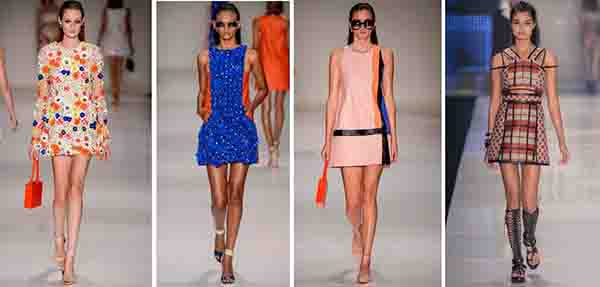 O QUE VEM POR AÍ NO VERÃO 2016? 3 Os descontraídos vestidinhos coloridos, com aplicações florais e recortados são um charme!
