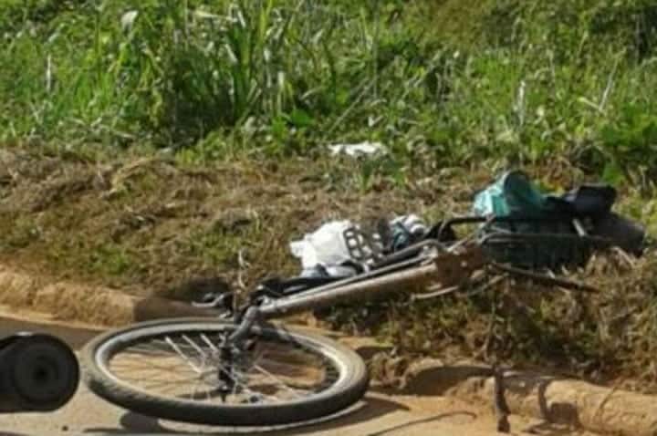 Caminhoneiro atropela ciclista tenta fugir e capota caminhão na BR 364 2