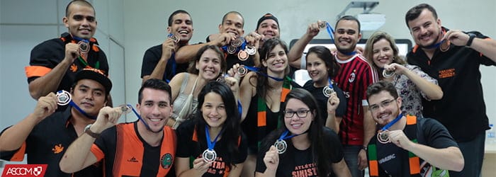 Atlética de Medicina da Ufac conquista o 6º lugar no III Intermed Norte 1 Comitiva da Ufac teve grande conquista em São Luís/MA . (Foto: Assessoria)