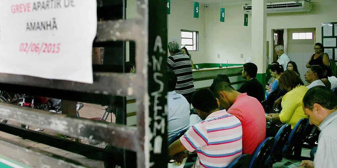 Funcionários deflagram primeira greve de cartório em Rio Branco 1 Empregados em greve temem sofrer represália. (Foto: Odair Leal/ A GAZETA)