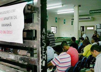 Empregados em greve temem sofrer represália. (Foto: Odair Leal/ A GAZETA)