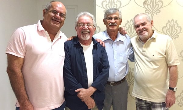 Arquilau de Castro Melo, Élson Martins, Sílvio Birolo e Sílvio Martinello