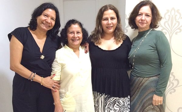 Irizete Martins, Socorro Birolo, Ivete Martinello e Rejane Ferrari 