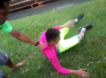 Polícia disse que vai investigar a origem do vídeo. (Foto: Reprodução do Facebook)