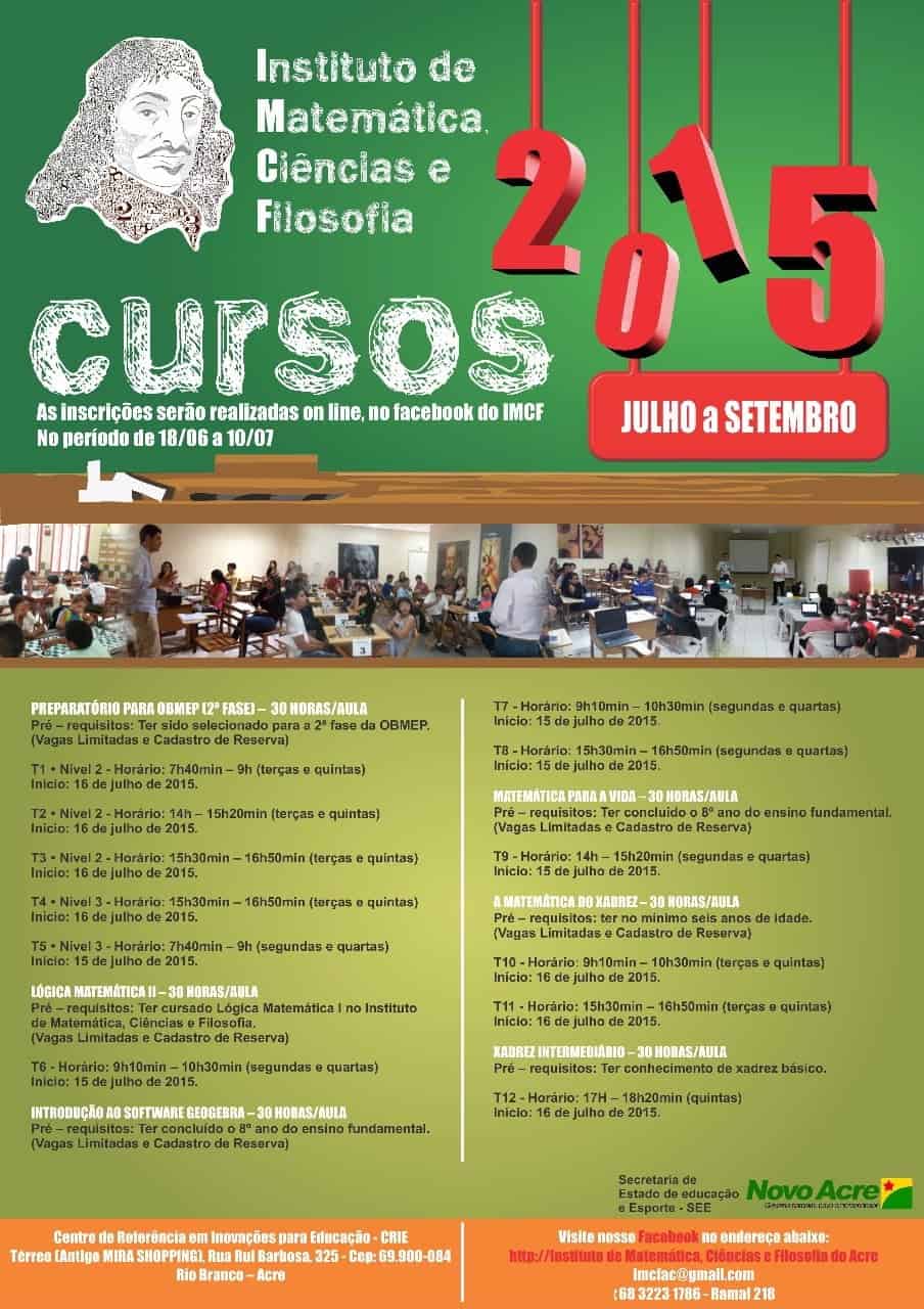 Instituto de Matemática, Ciências e Filosofia oferece cursos básicos e preparatórios 2 IMG-20150619-WA0002