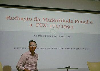 Leo de Brito falou sobre aliciamento de jovens para o crime. (Foto: Odair Leal/ A GAZETA)