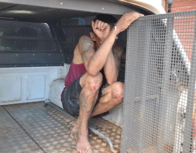 Acusado teria roubado botija de gás e todos os salgados