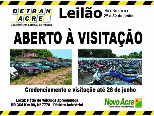 Visita a veículos e credenciamento para leilão se encerram esta semana 2 Projeto-Leilão - FOTO DIVULGAÇÃO