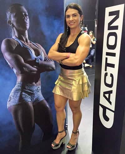 O pium e o senador 2 Leane Teles no Arnold Classic Brasil, em São Paulo