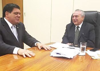 Temer assegura apoio à reconstrução de Brasileia, afirma Flaviano Melo