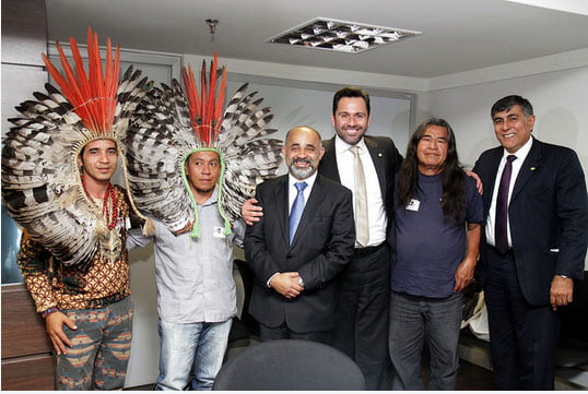 Representantes indígenas apresentaram projeto no local