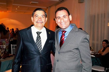 foto 1 - Eminente Grão-Mestre do GOB Acre José Teles e Presidente da Assembléia Maçônica José Augusto