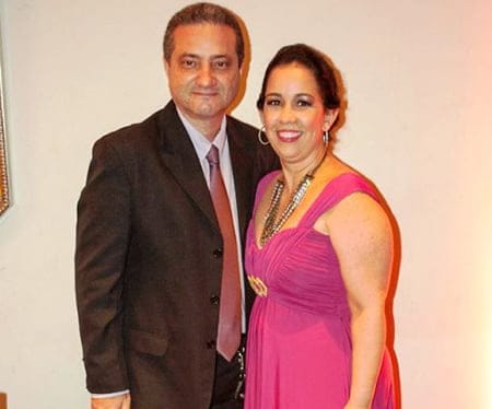 foto 4 - Venerável da loja 7 de Setembro William Abreu e a esposa Ana Flávia