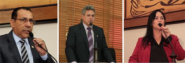 Deputados Heitor Júnior, Lourival Marques e Maria Antônia falaram sobre o programa