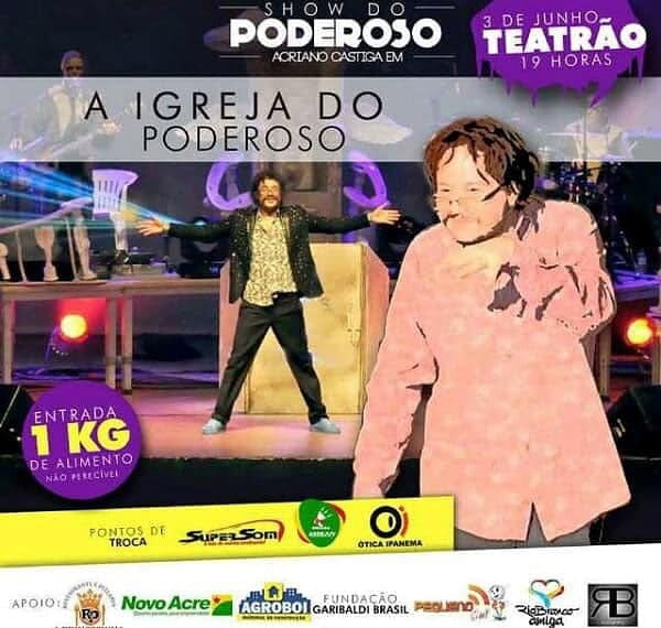 Programa Acre em Pânico faz show de humor beneficente hoje