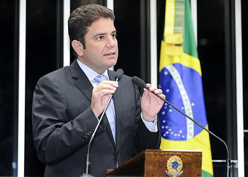Plenário do Senado Federal durante sessão deliberativa ordinária.Em discurso, senador Gladson Cameli (PP-AC). Foto: Waldemir Barreto/Agência Senado