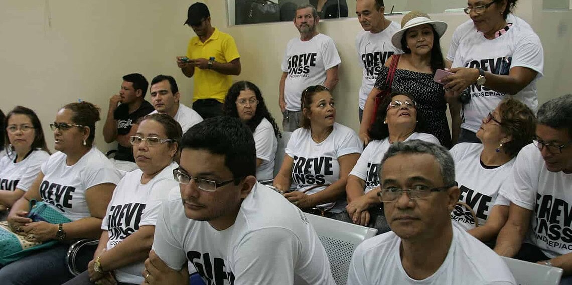 Servidores do INSS promovem ato no Centro nesta terça-feira, 21 1 Servidores do INSS promovem ato no Centro nesta terça-feira, 21