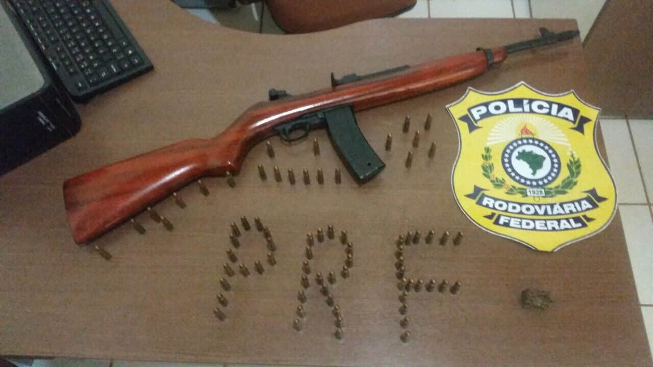 PRF prende mulher por contrabando de arma e munição da Bolívia 2 PRF prende mulher por contrabando de arma e munição da Bolívia 2