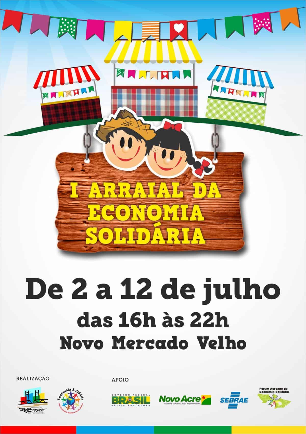 Prefeitura realiza 1º Arraial Solidário no Novo Mercado Velho