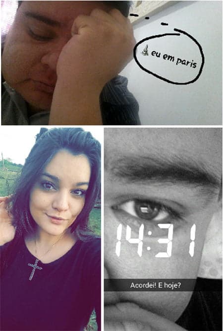 Snapchat o aplicativo do momento também é mania entre os acreanos 2 O aplicativo é quase uma epidemia, todo mundo quer registrar o seu dia a dia em fotos ou vídeos. (Reprodução Snapchat)