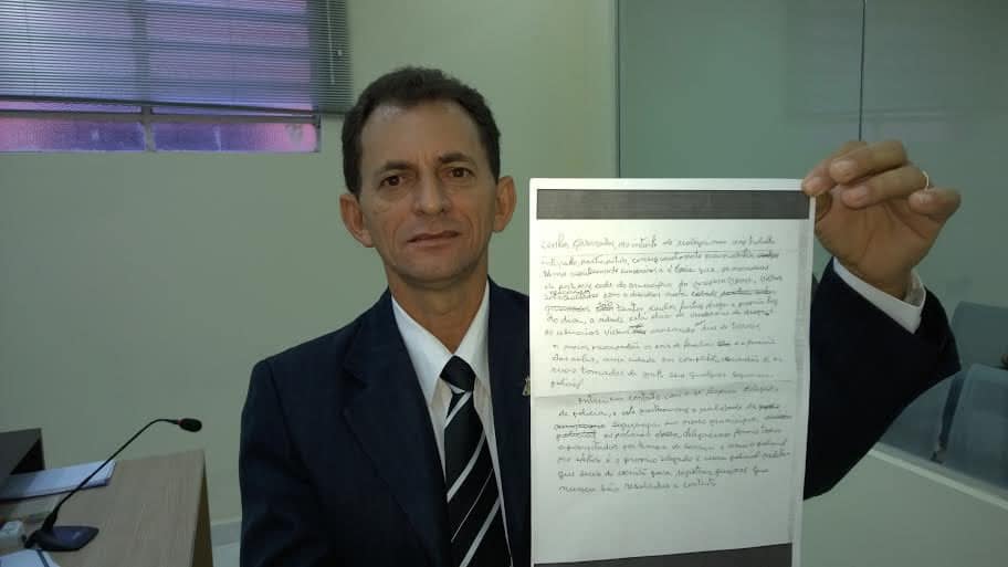 João Asfury tentou fazer alerta sobre a segurança. (Foto: Cedida)