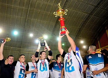 A grande final contou com duas partidas que disputavam o terceiro lugar e o título. (Foto: FAGNER DELGADO)