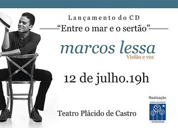 Marcos Lessa se apresenta em Rio Branco no domingo, 12