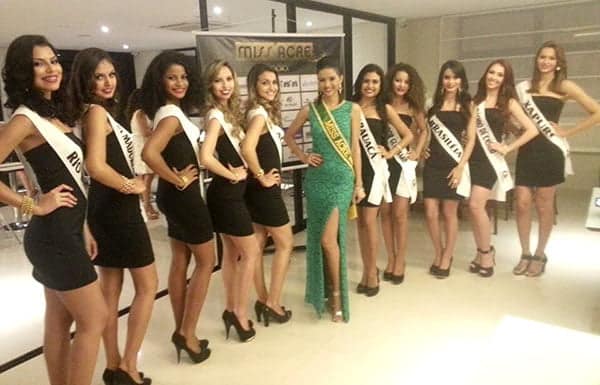 Concurso Miss Acre será realizado neste sábado no Palácio Rio Branco 2 Foram apresentadas na noite de ontem as candidatas que disputarão a coroa do concurso Miss Acre 2015. A escolha será feita no próximo sábado, às 20h, no Palácio. (Foto: Cedida)