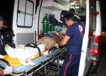 Homem atropelado na BR-364 e fica em estado grave