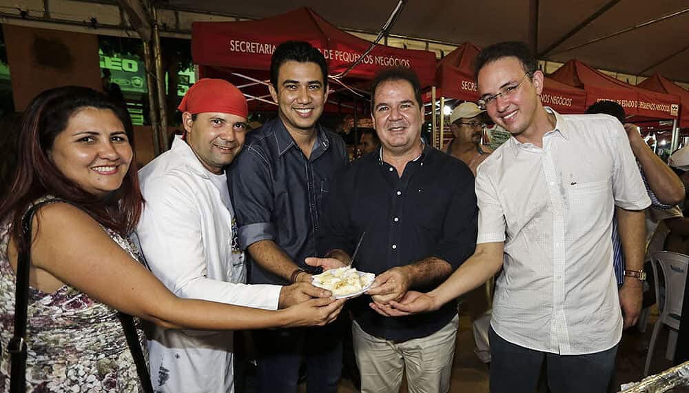 Governador Tião Viana no Festival do Açaí que é considerado a festa mais tradicional de Feijó. (Foto: Gleilson Miranda/Secom)