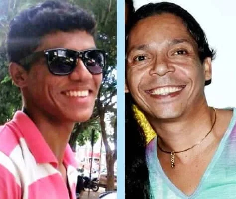 Thiago (esq.) foi condenado por matar professor (dir.)