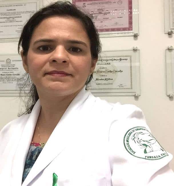 Médica alerta para a prevenção do câncer de cabeça e pescoço 2 Coordenadora regional da SBCCP no Acre, Ana Carvalho, faz alertas sobre a doença. (Foto: Arquivo pessoal)