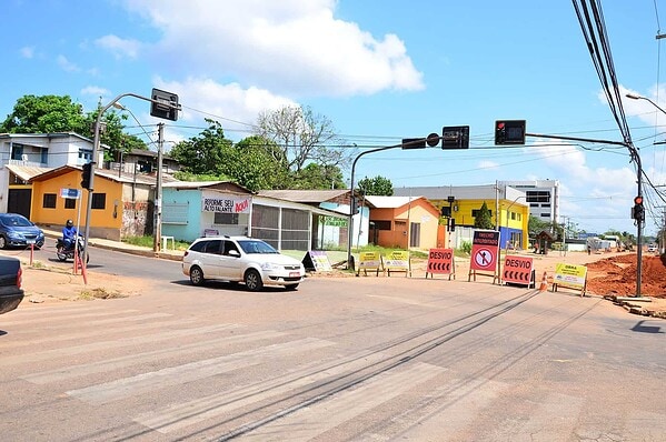 Avenida Getúlio Vargas está totalmente interditada entre Juventus e Teatrão