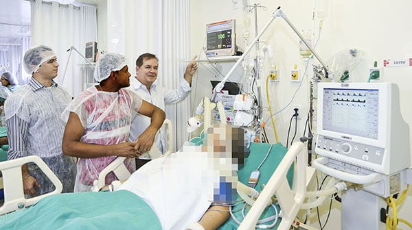 Huerb recebe monitores e quatro novas máquinas de hemodiálise 1 Máquinas vão atender a demanda da UTI do Huerb. (Foto: Gleilson Miranda/Secom)