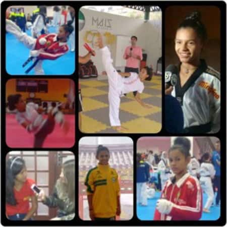 A atleta Liriel Dara competiu na categoria cadete, no México 