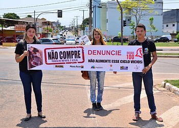 Campanha visa combater a exploração de trabalho infantil na Capital