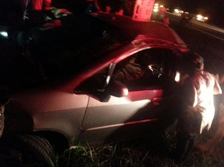 Vítima de capotamento na BR-317 não estava usando cinto 2 Acidente aconteceu perto da Usina Álcool Verde