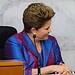 DF - DIPLOMAÇÃO/DILMA  - POLÍTICA - A presidente eleita Dilma Rousseff (PT) é cumprimentada pelo seu vice Michel Temer   (PMDB), durante a cerimônia de diplomação dos dois no plenário do TSE, em Brasília, nesta sexta-feira. Dilma recebeu do ministro Ricardo   Lewandowski, presidente do Tribunal Superior Eleitoral (TSE), Ricardo Lewandowski, o diploma para exercer o mandato a partir de 1º de   janeiro, quando será realizada a cerimônia de posse no Congresso Nacional.    17/12/2010 - Foto: DORIVAN MARINHO/FOTO ARENA/AE