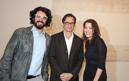 Oi Futuro Flamengo comemora 10 anos com exposições e outras programações distintas até julho de 2016 4 Os artistas Bruno Miguel, Daniel Senise e Maria Lynch. (Foto: FOTO: TIAGO MARTINELLO/ A GAZETA)