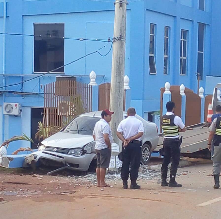 Parte da Avenida Antônio da Rocha Viana ficou sem energia. (Foto: Cedida)